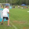 43-When Dave Hamel hurts his arm, he hits one handed, and from the other side