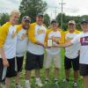 45-Your 2014 Executive Division Champions - Bad News Bears, Rich Kimball presenting the trophy